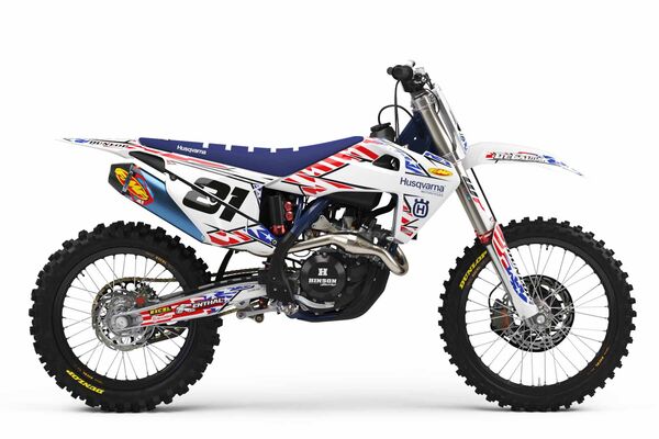 Ready Made Complete Graphics Kit Husqvarna FC450 2019 Stars and Stripes Series