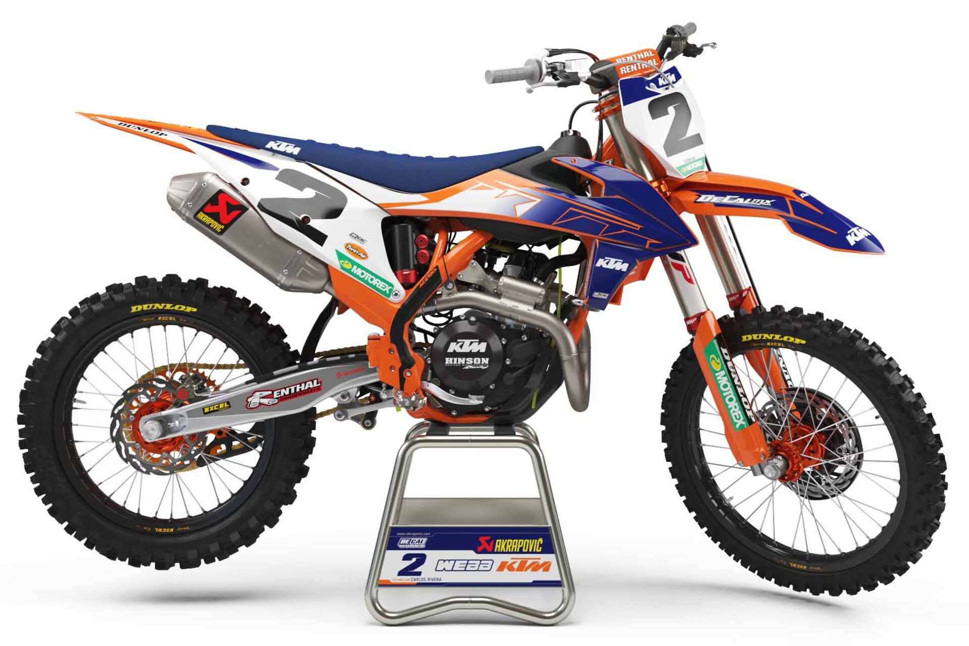 Ready Made Complete Graphics Kit KTM SXF450 2019 KTM Factory Series 21