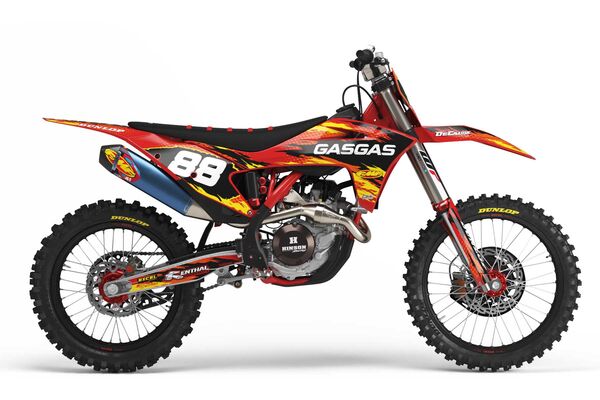 Ready Made Complete Graphics Kit KTM SXF450 2019 T-8 Series