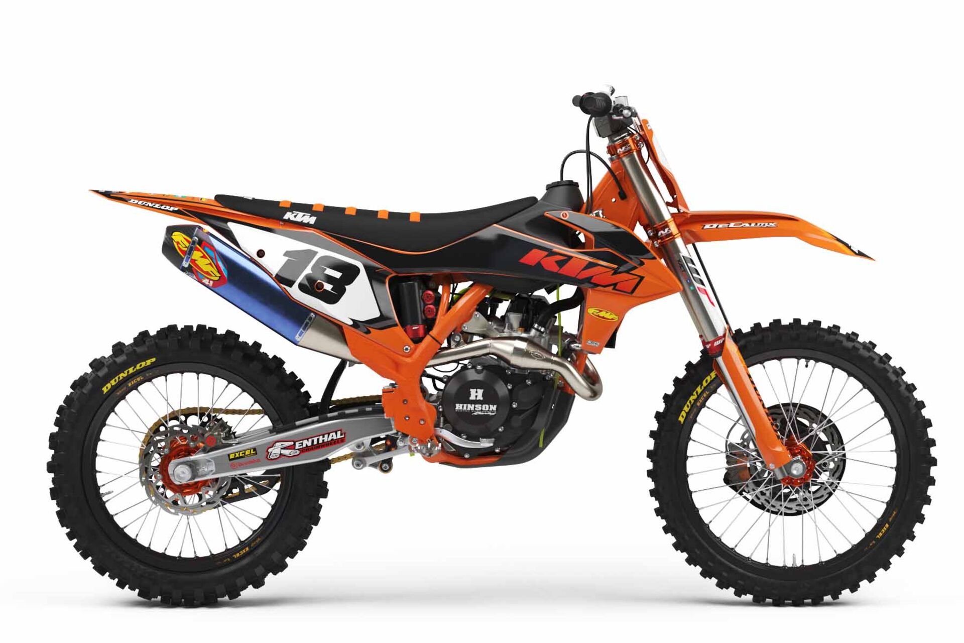 Ready Made Complete Graphics Kit KTM SXF450 2019 T-18 Series