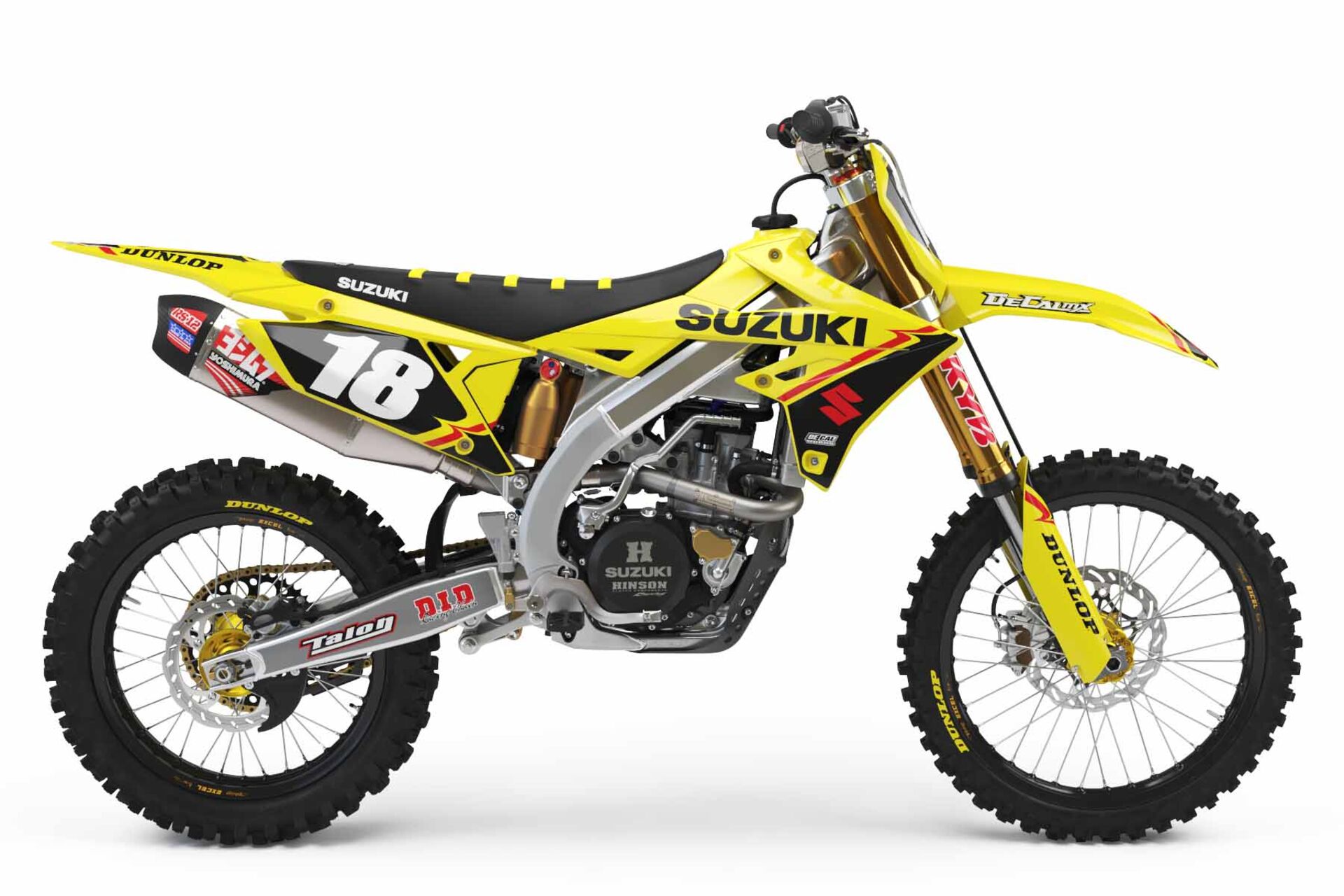 Ready Made Complete Graphics Kit Suzuki RM125 (Polisport Restyled) 2001 T-18 Series