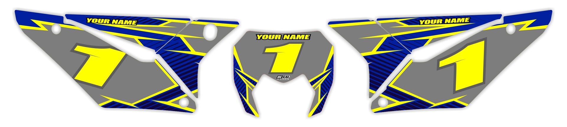 Number Plate Graphics Kit with Airbox Sherco T-11 Series