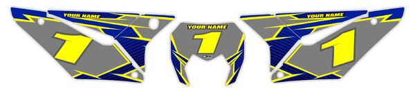 Number Plate Graphics Kit with Airbox Sherco T-11 Series