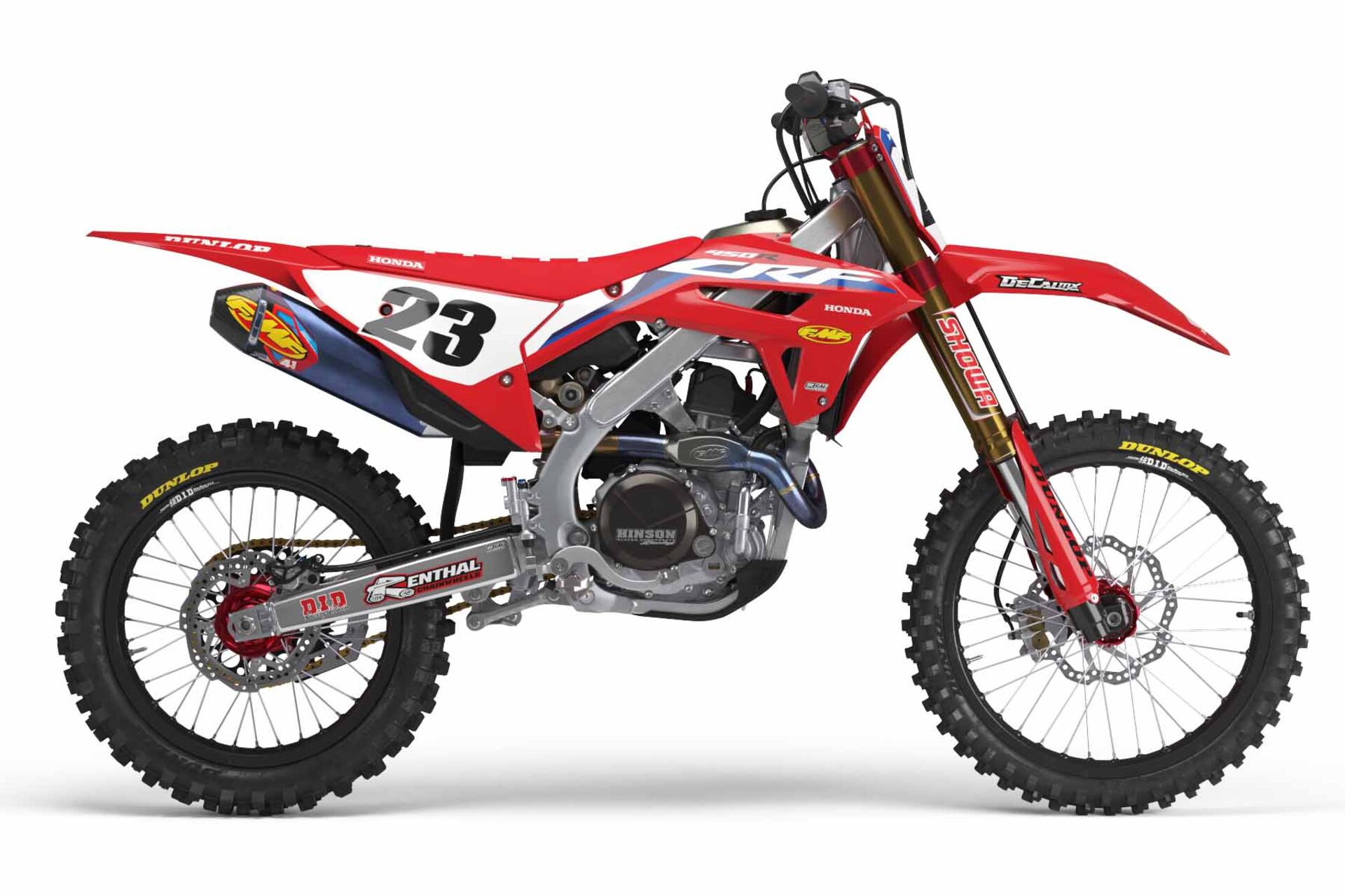 Ready Made Complete Graphics Kit 2007 Honda CR250 (2 Stroke) [Polisport Restyled 22 CRF Style] Honda Factory Series 21