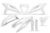 UFO White with Forks Plastic Kit for Beta: 125 RR Race Edition (2025-2026), 125 RR X-PRO (2025-2026), 200 RR Race Edition (2025-2026), 200 RR X-PRO 2-Stroke (2025-2026), 250 RR Race Edition (2025-2026), 250 RR X-PRO 2-Stroke (2025-2026), 300 RR Race Edition (2025-2026), 300 R...and more