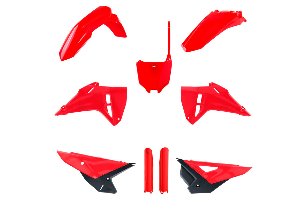 Polisport Red w/ Forks Plastic Kit for Honda: CRF250R (2025-2026), CRF250RWE (2025-2026), CRF450R (2025-2026), CRF450RWE (2025-2026)