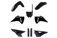 Polisport Black w/ Forks Plastic Kit for Honda: CRF250R (2025-2026), CRF250RWE (2025-2026), CRF450R (2025-2026), CRF450RWE (2025-2026)
