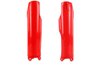 Polisport Red Lower Fork Guards for Honda: CR125R (1995-2007), CR250R (1995-2007), CR500R (1990-2001), CRF250R (2004-2018), CRF450R (2002-2018)
