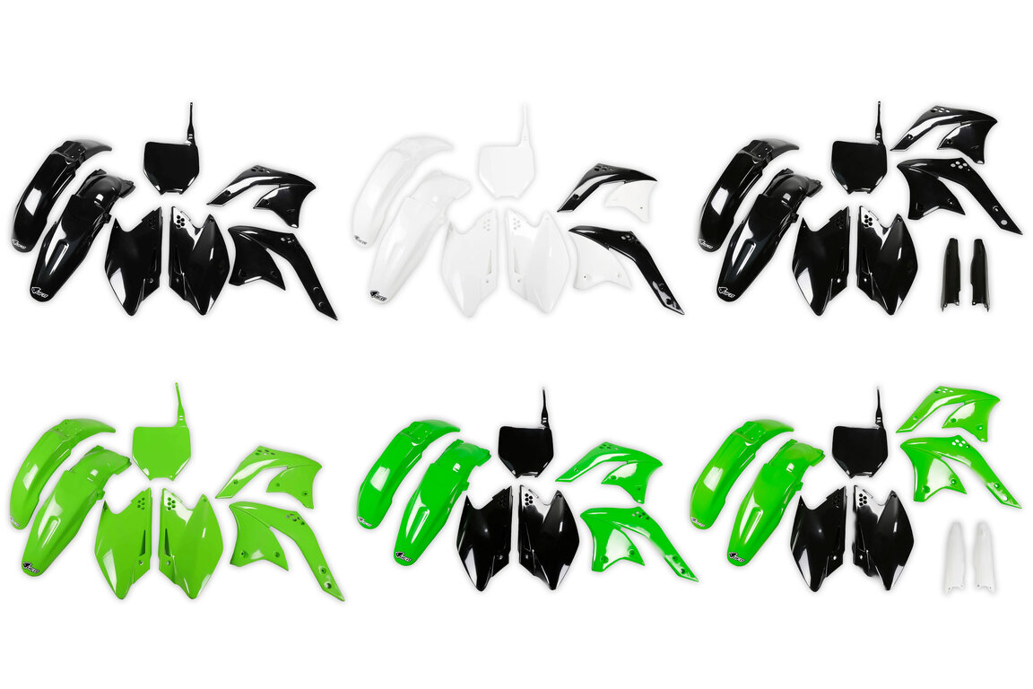 KX250F Replacement Plastic Kit fits 06-08 Kawasaki KX250F dirt bikes