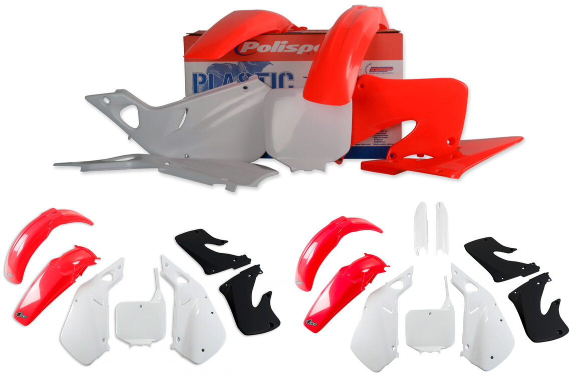 CR125, CR250 Replacement Plastic Kit fits 97-99 Honda CR125, CR250 dirt bikes