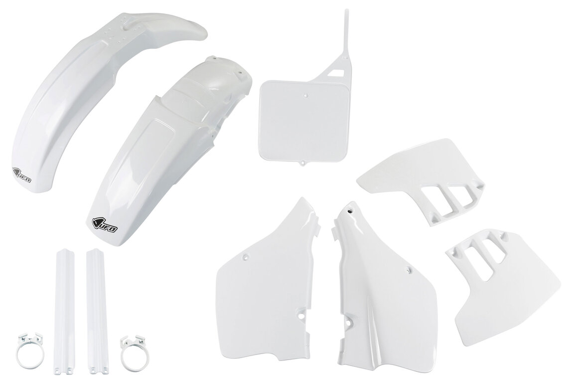 UFO White w/ Forks Plastic Kit for Suzuki: RM250 (1989-1991)