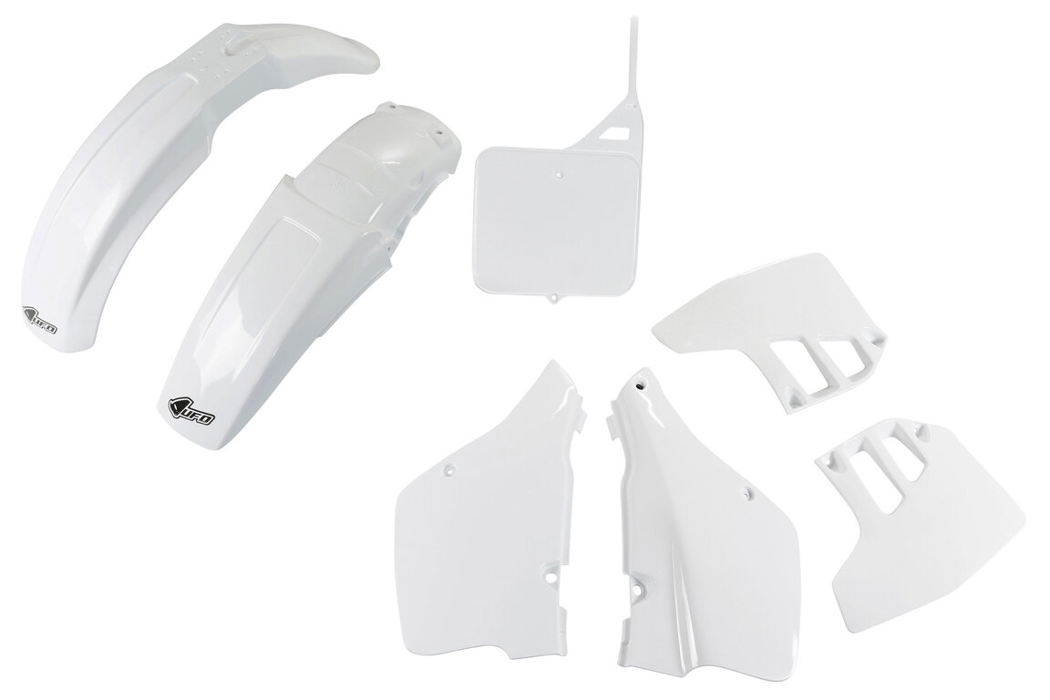 UFO White Plastic Kit for Suzuki: RM250 (1989-1991)