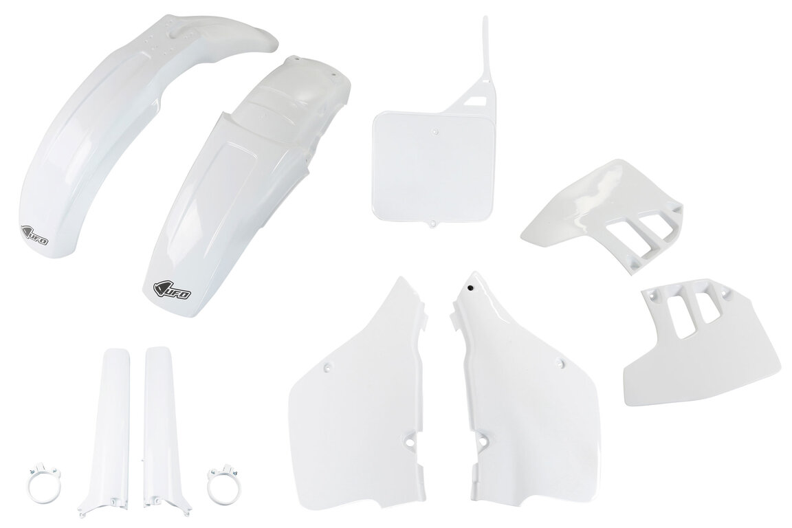 UFO White with Forks Plastic Kit for Suzuki: RM125 (1992)