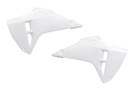 UFO White Radiator Shroud Set for Honda: CRF250R (2025-2027), CRF250RWE (2025-2026), CRF450R (2025-2026), CRF450RWE (2025-2026), HRC Works Edition (2027)
