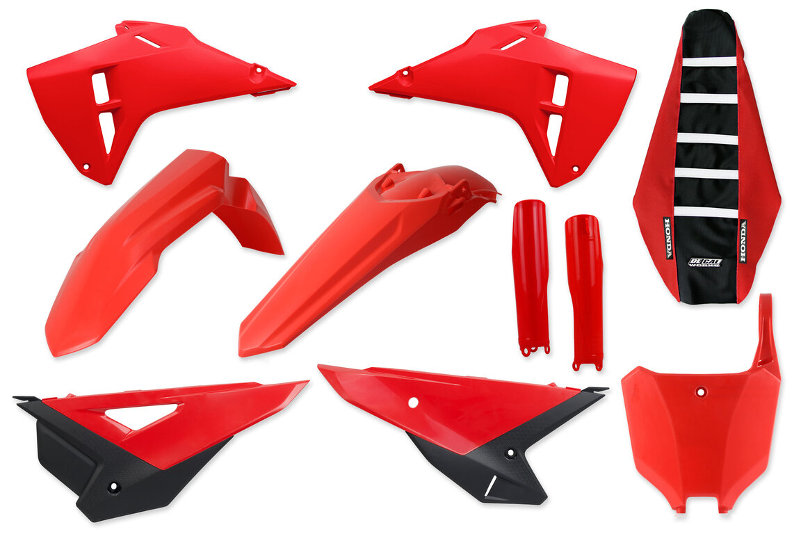 Mix & Match Plastic Kit With Lower Forks & Seat Cover for 25-26 Honda CRF250, CRF450