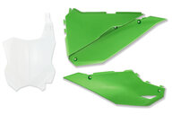 Mix & Match Number Plate Plastic Kit for 24-26 Kawasaki KX250F, KX450F