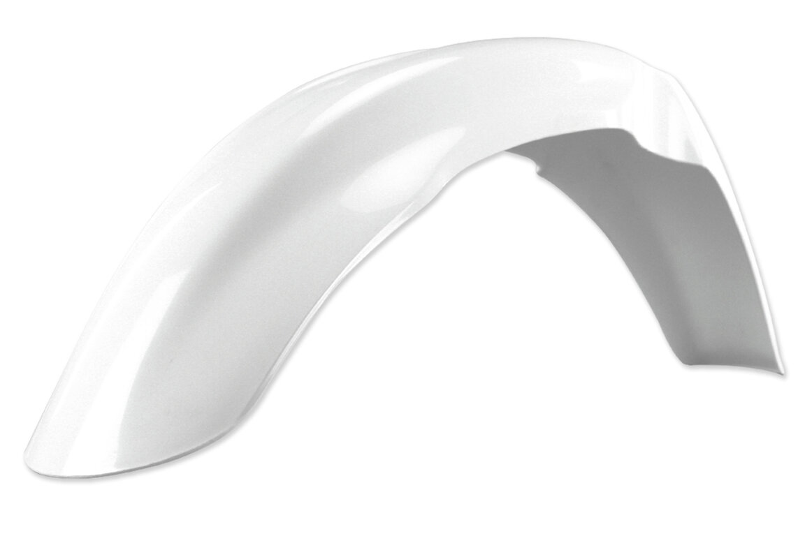 UFO White Front Fender for Honda: CR125R (2000-2003), CR250R (2000-2003), CRF450R (2002-2003)