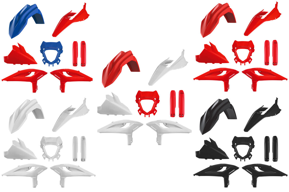 Plastic Kit for 25-27 Beta RR, 125 RR X-PRO, 200 RR X-PRO 2-Stroke, 250 RR X-PRO 2-Stroke, 300 RR X-PRO 2-Stroke, 350 RR X-PRO 4-Stroke, 390 RR X-PRO 4-Stroke, 430 RR X-PRO 4-Stroke, 480 RR X-PRO 4-Stroke