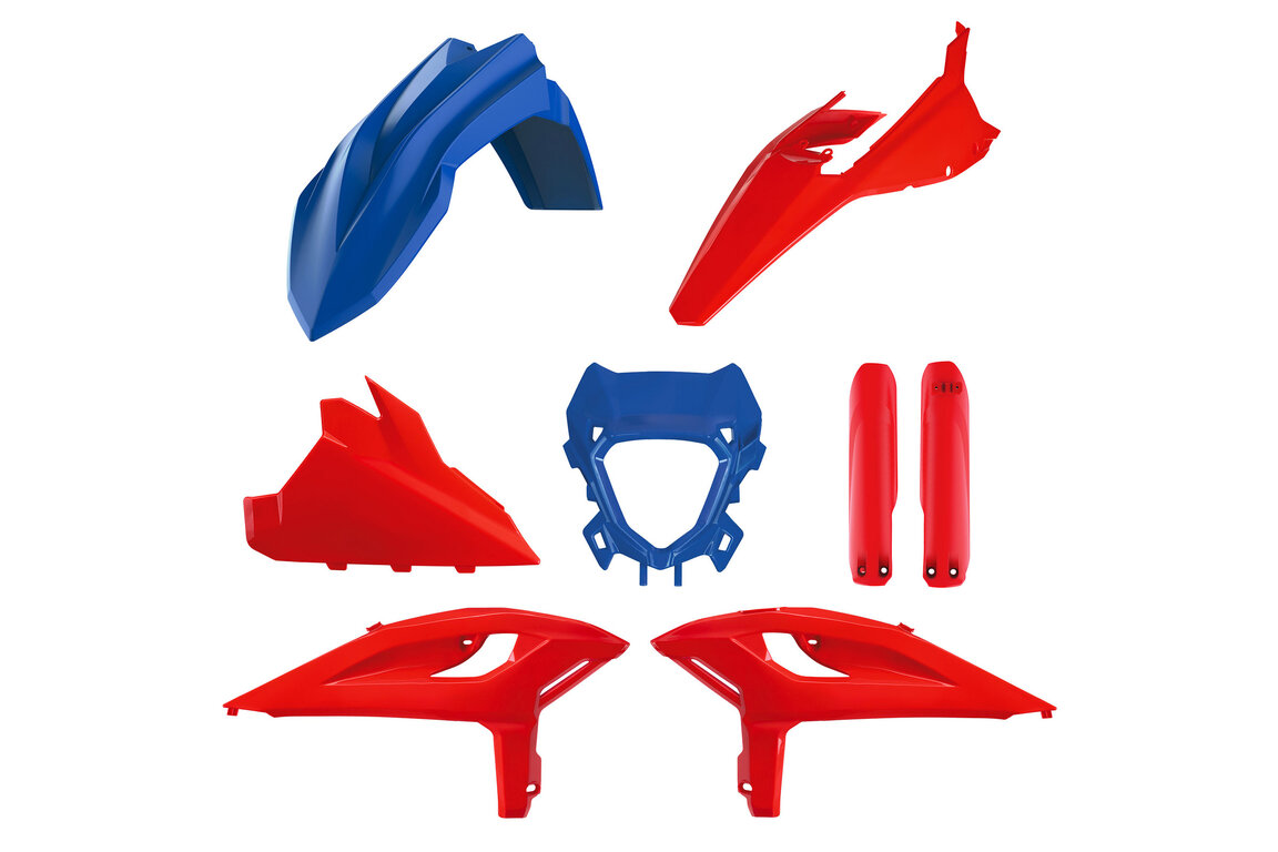 Polisport OEM 25 Racing Color with Forks Plastic Kit for Beta: 125 RR Race Edition (2025-2026), 125 RR X-PRO (2025-2026), 200 RR Race Edition (2025-2026), 200 RR X-PRO 2-Stroke (2025-2026), 250 RR Race Edition (2025-2026), 250 RR X-PRO 2-Stroke (2025-2026), 300 RR Race Edition (2025-2026), 300 R...and more