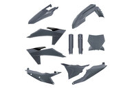 Polisport Nardo Grey w/Forks Plastic Kit for KTM: SX125 (2023-2024), SX250 (2023-2024), SX300 (2023-2024), SXF250 (2023-2024), SXF250FE (2022-2023), SXF350 (2023-2024), SXF450 (2023-2024), SXF450FE (2022-2023), XC125 (2023-2024), XC250 (2023-2024), XC300 (2023-2024), XCF250 (2023-202...and more