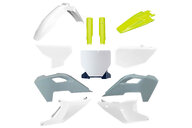 Polisport OEM Color with Forks Plastic Kit for Husqvarna: FC250 (2023-2024), FC250 Rockstar Edition (2022-2023), FC350 (2023-2024), FC350 Heritage (2023), FC450 (2023-2024), FC450 Rockstar Edition (2022-2023), FX350 (2023-2024), FX450 (2023-2024), TC125 (2023-2024), TC125 Heritage (202...and more