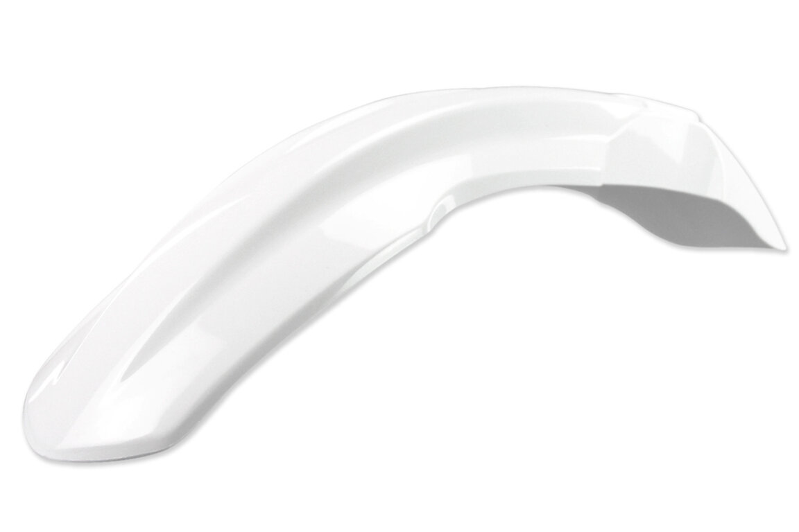 Polisport White Front Fender for Honda: CRF150R (2007-2026), CRF150R Expert (2007-2026)