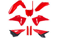 Polisport Red Restyled Plastic Kit for Honda: CRF250R (2022-2024), CRF450R (2021-2024)