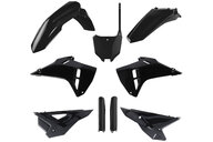 Polisport Black Restyled Plastic Kit for Honda: CRF250R (2022-2024), CRF450R (2021-2024)