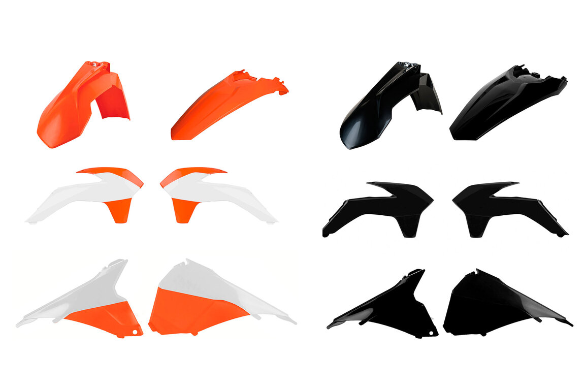 EXC, EXCF, XCF Replacement Plastic Kit fits 14-16 KTM EXC, EXCF, XCF dirt bikes