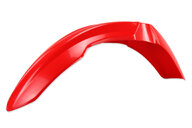 UFO Red Front Fender for Honda: CR125R (2004-2007), CR250R (2004-2007), CRF250R (2004-2009), CRF250X (2004-2017), CRF450R (2004-2008), CRF450X (2005-2017)