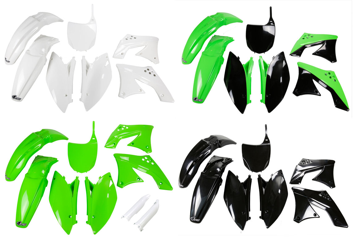 KX250F Replacement Plastic Kit fits 09-12 Kawasaki KX250F dirt bikes