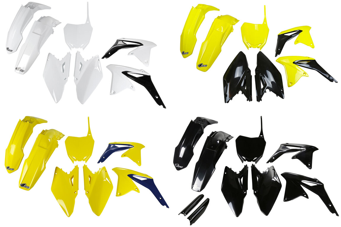 RMZ450 Replacement Plastic Kit fits 08-17 Suzuki RMZ450 dirt bikes