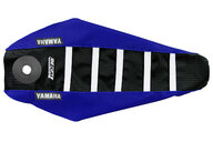 DeCal Works Blue Black White with Yamaha logo
