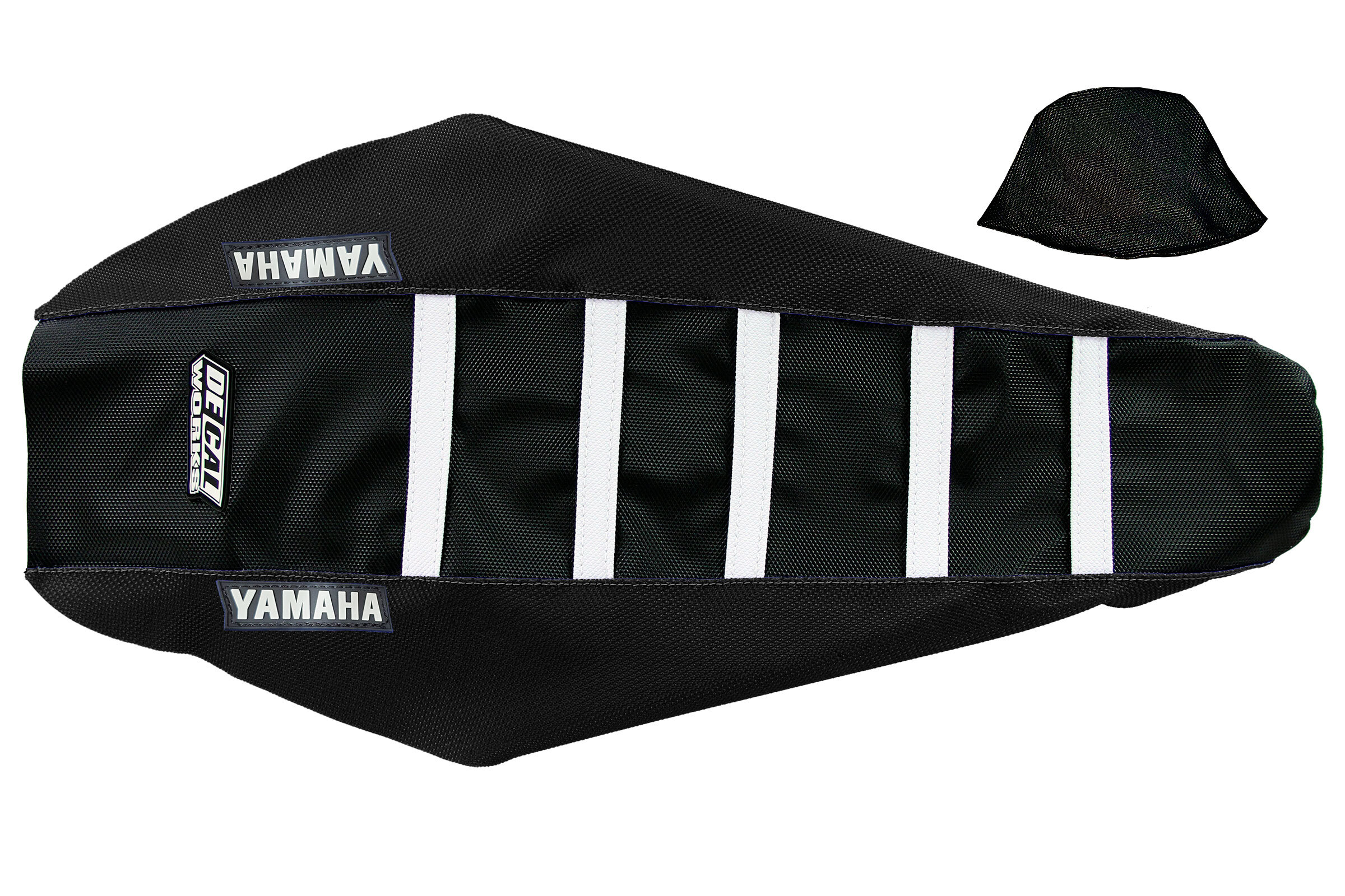 Replacement Seat Cover For Yamaha Moto 4 225 250 285 350 350ER - Black Marine Vinyl