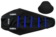 DeCal Works Black Black Blue with Yamaha logo