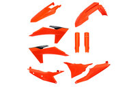Polisport Orange w/ Forks Plastic Kit for KTM: EXC350F (2024-2025), EXC450F (2024-2025), EXC500F (2024-2025), XCF450W (2024-2025), XCW150 (2024-2025), XCW250 (2024-2025), XCW300 (2024-2025), XCW300 Factory Edition (2025), XW-F 350 (2024), XW-F 500 (2024)