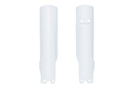 Polisport White Lower Fork Guards for Husqvarna: FC250 (2023-2027), FC250 Factory Edition (2025-2026), FC250 Rockstar Edition (2022-2024), FC350 (2023-2027), FC350 Heritage (2023, 2025), FC450 (2023-2027), FC450 Factory Edition (2025-2026), FC450 Rockstar Edition (2022-2024), ...and more