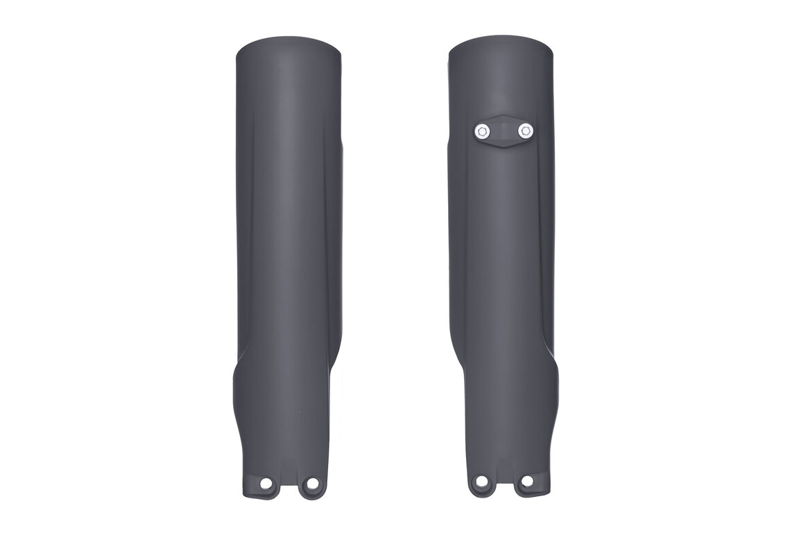 Polisport Nardo Grey Lower Fork Guards for Husqvarna: FC250 (2023-2027), FC250 Factory Edition (2025-2026), FC250 Rockstar Edition (2022-2024), FC350 (2023-2027), FC350 Heritage (2023, 2025), FC450 (2023-2027), FC450 Factory Edition (2025-2026), FC450 Rockstar Edition (2022-2024), ...and more