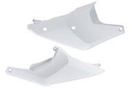 Polisport White Side Number Plates for Husqvarna: FC250 (2023-2025), FC250 Factory Edition (2026), FC250 Rockstar Edition (2022-2023), FC350 (2023-2025), FC350 Heritage (2023, 2025), FC450 (2023-2025), FC450 Factory Edition (2026), FC450 Rockstar Edition (2022-2023), FE250 (202...and more