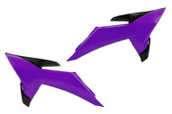 UFO Purple Radiator Shroud Set for KTM: EXC350F (2026), EXC500F (2026), SX125 (2025-2026), SX150 (2025-2026), SX250 (2025-2026), SX300 (2025-2026), SXF250 (2025-2026), SXF250FE (2024-2026), SXF350 (2025-2026), SXF450 (2025-2026), SXF450FE (2024-2026), XC125 (2025), XC250 (2...and more