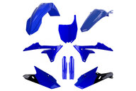 Polisport Blue with Forks Plastic Kit for Yamaha: YZ250F (2014-2018), YZ450F (2014-2017)