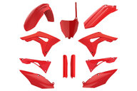 Polisport Red w/ Forks Plastic Kit for Honda: CRF250R (2018-2021), CRF450R (2017-2020)