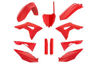 Polisport Red with Forks Plastic Kit for Honda: CRF250R (2018-2021), CRF450R (2017-2020)