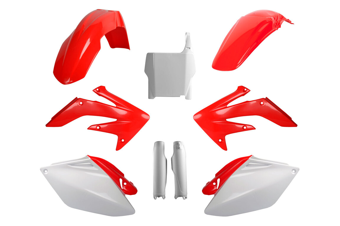 Polisport OEM Color w/ Forks Plastic Kit for Honda: CRF250R (2006-2007)