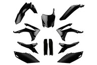 Polisport Black w/ Forks Plastic Kit for Honda: CRF250R (2014-2017), CRF450R (2013-2016)