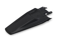 UFO Black With Pins Rear Fender for Husqvarna: FE350s (2024-2025), FE350w (2024), FE450 (2024-2025), FE501s (2024-2025), FE501w (2024), TE150 (2024-2025), TE250 (2024-2025), TE300 (2024-2025), TE300 Pro (2025)