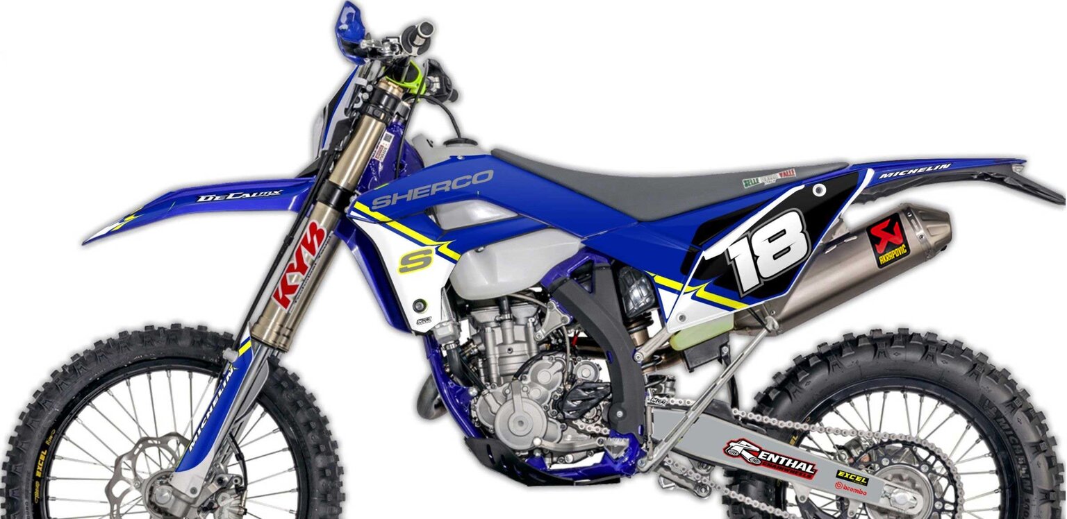 Sherco SEF, SE Factory Series 19 Custom Dirt Bike Graphics Kit