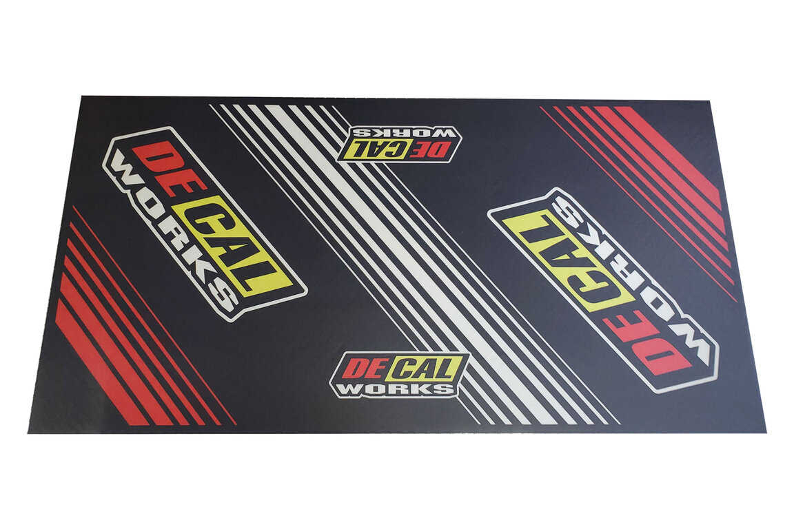 DeCal Works DeCal Works Factory Premium PVC Bike Mats for 
