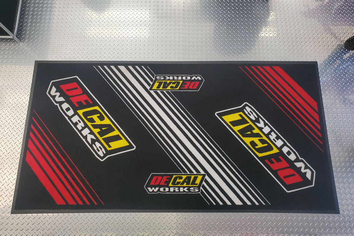 DeCal Works DeCal Works Factory Premium Carpet Bike Mats for 