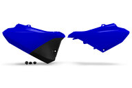 UFO Blue Side Number Plates for Yamaha: YZ85 (2022-2027), YZ85 LW (2022-2027)
